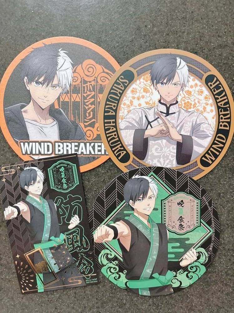 WINDBREAKER ウィンブレ アニカフェ コースター カード コンプ TVアニメ『WIND BREAKER』 コレクションコースター